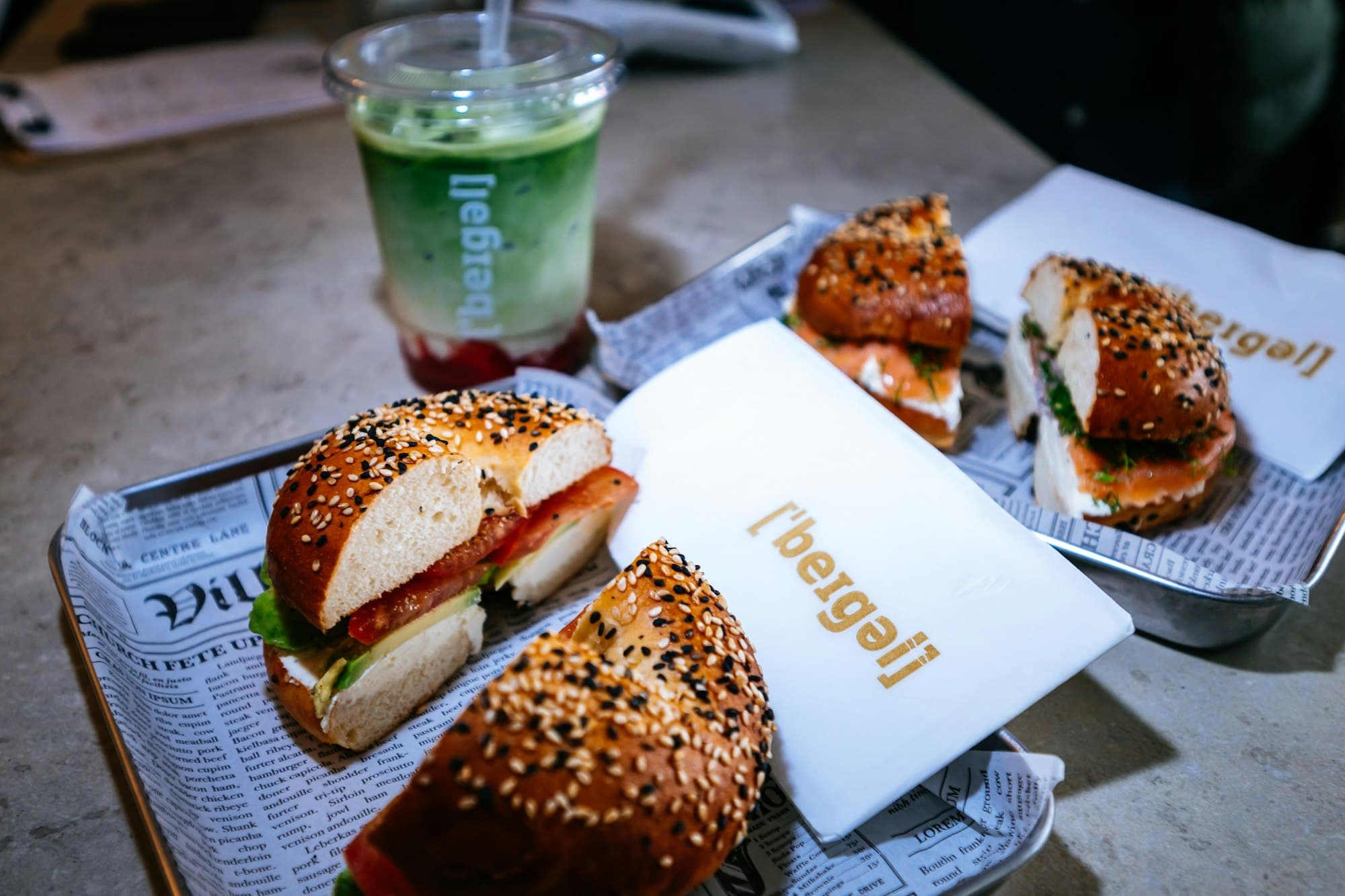 Partner kitchen - Bagel preparation